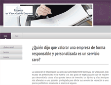 Tablet Screenshot of expertosenvaloraciondeempresas.com